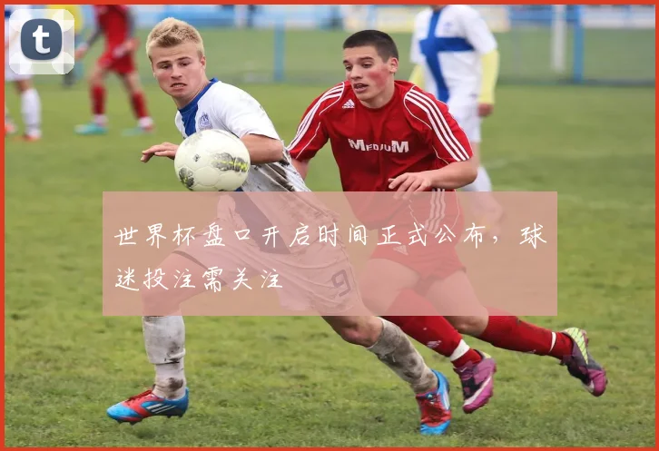 世界杯盘口开启时间正式公布，球迷投注需关注